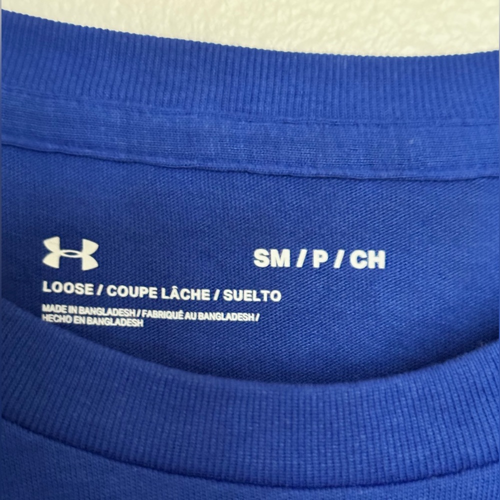 Under Armour Men’s Blue Short Sleeve Athletic T-Shirt | Size Small | Lightweight - Picture 3 of 6